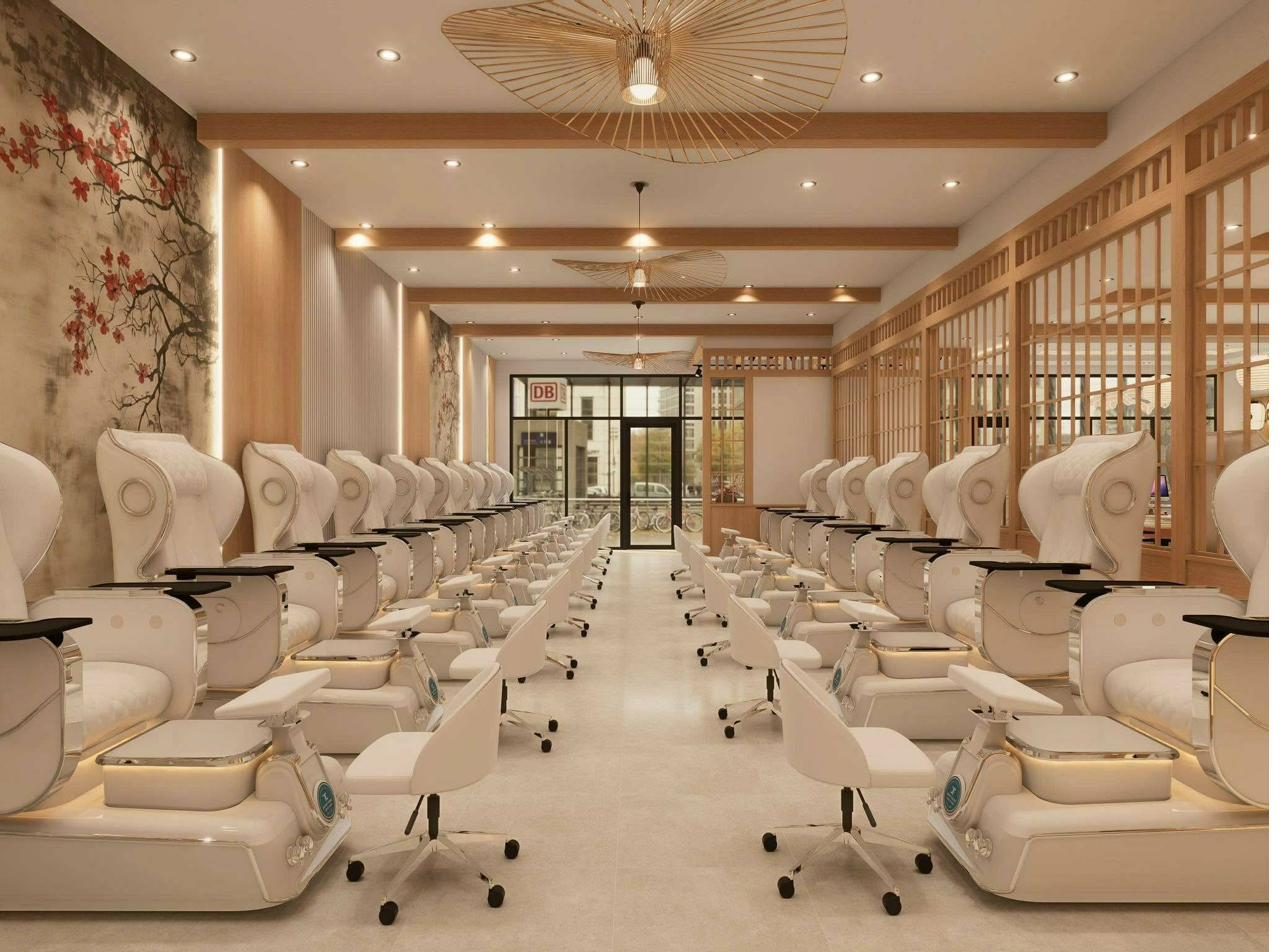 Pedicure thrones at Lumé Mableton